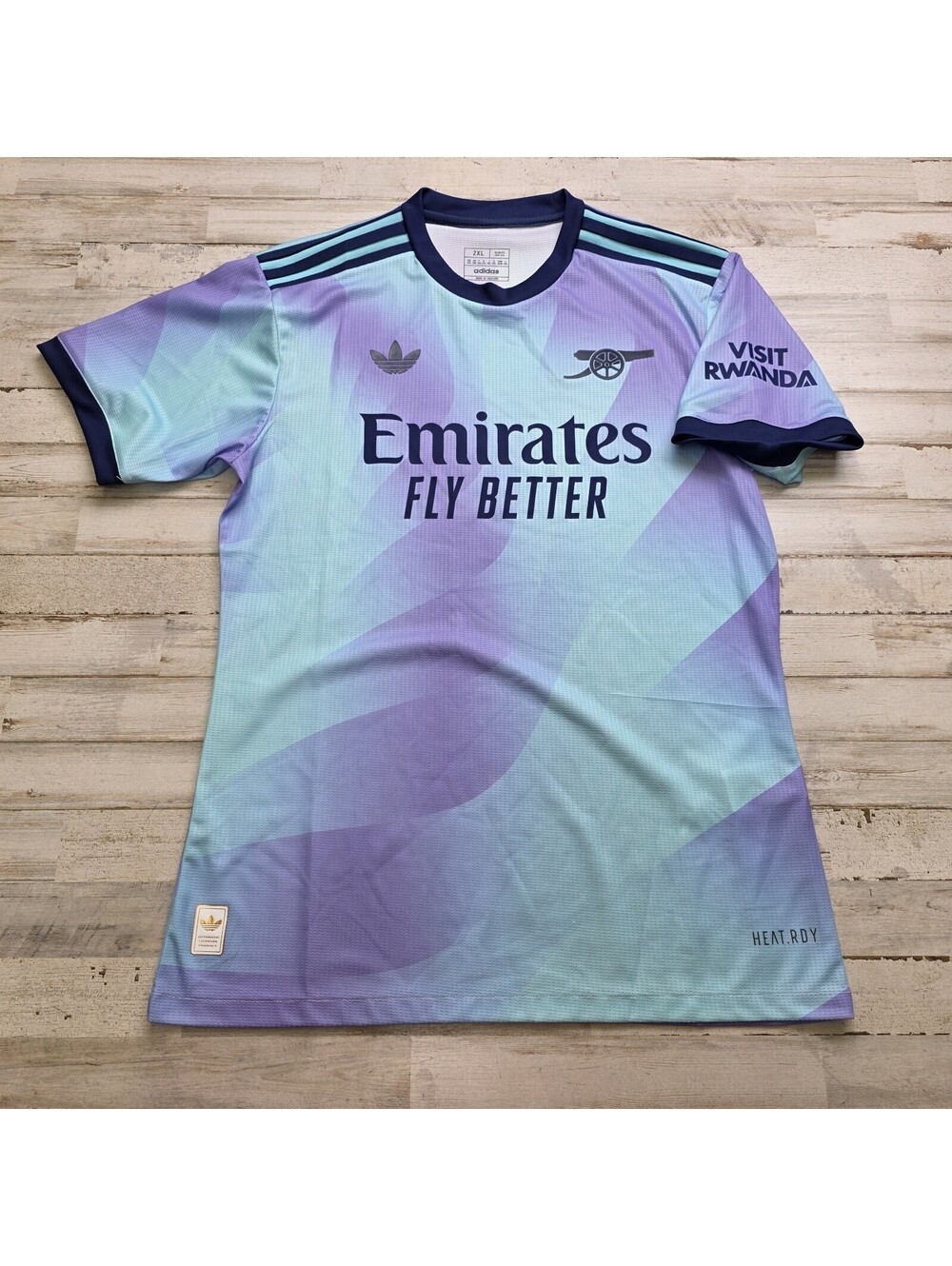 Arsenal FC 24/25 Third Adidas Aeroready Football Soccer Jersey Sz Women's 2XL